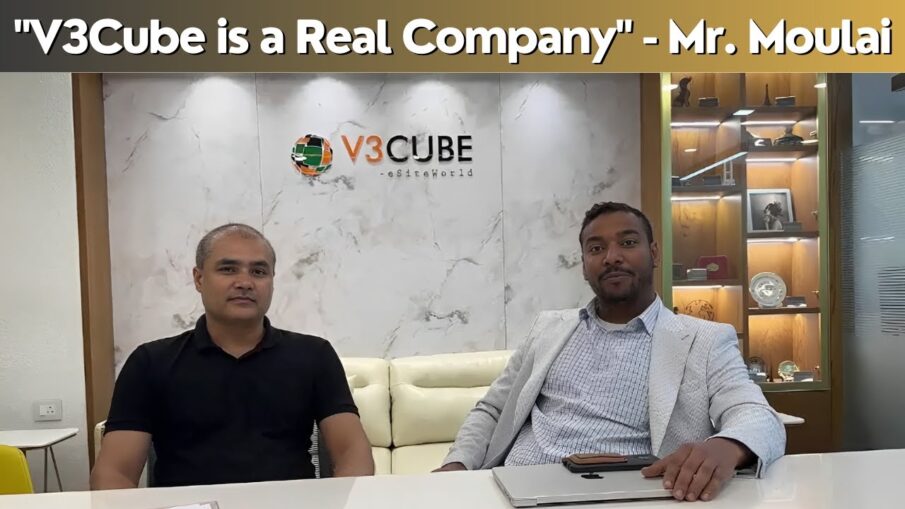 Mr. Moulai from Istanbul visited V3Cube Head Office in India